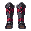 Crimson Vow Greaves